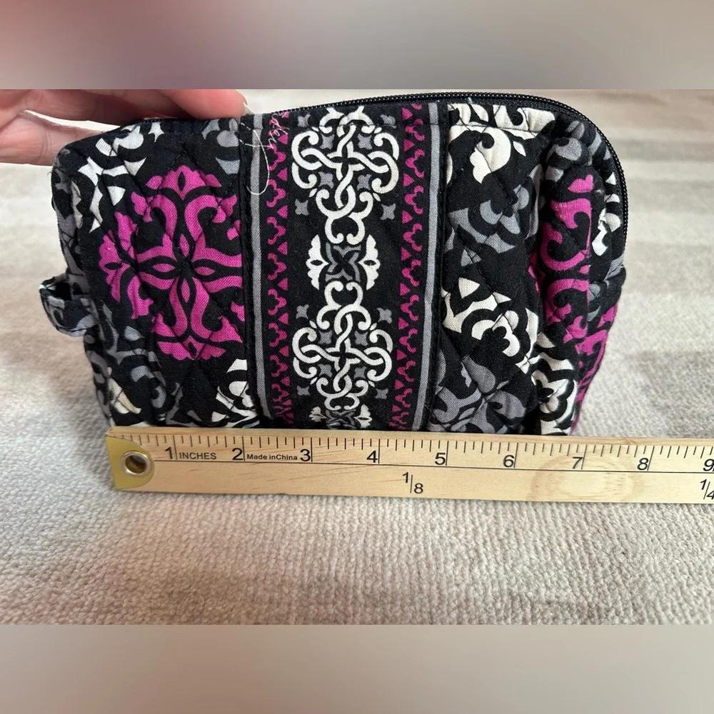 Vera Bradley Canterberry Magenta Small Cosmetic Bag